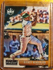 Rickey Henderson [Artists Proof] #85 Baseball Cards 2019 Panini Diamond Kings Prices