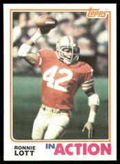 Ronnie Lott #487 Football Cards 1982 Topps Prices