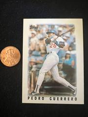 Pedro Guerrero #44 Baseball Cards 1986 Topps Mini League Leaders Prices