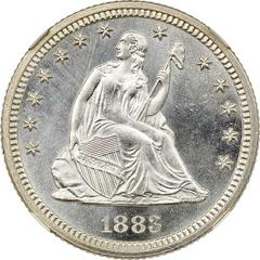 1883 [PROOF] Seated Liberty Quarter Prices | Ungraded, NGC, PCGS Values