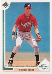 Chipper Jones #55 Baseball Cards 1991 Upper Deck Prices