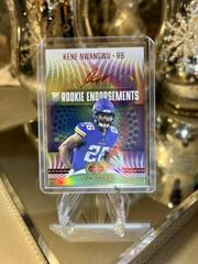 Kene Nwangwu [Green] #RE-42 Football Cards 2021 Panini Illusions Rookie Endorsements Autographs Prices