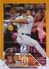 Juan Soto [1st Edition Orange] #1 Baseball Cards 2023 Topps Prices
