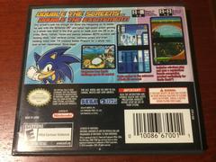 Back Cover | Sonic Rush Nintendo DS