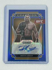 Brock Lesnar [Blue] #CS-BL Ufc Cards 2022 Panini Prizm UFC Champion Signatures Prices