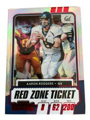 Aaron Rodgers [Red Zone] Football Cards 2020 Panini Contenders Prices