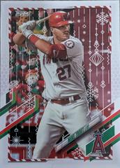 Mike Trout [Holiday Elves] #HW27 Baseball Cards 2021 Topps Holiday Mega Box Prices