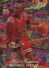 Michael Jordan Basketball Cards 1995 Flair Hot Numbers Prices