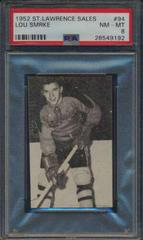 Lou Smrke Hockey Cards 1952 St. Lawrence Sales Prices