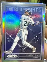 Prizm Stamped | Ken Griffey Jr Baseball Cards 2023 Panini Prizm The Blueprints
