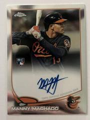 Manny Machado [Autograph] Baseball Cards 2013 Topps Chrome Prices