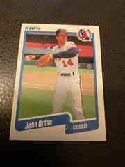 John Orton #U-79 Baseball Cards 1990 Fleer Update Prices