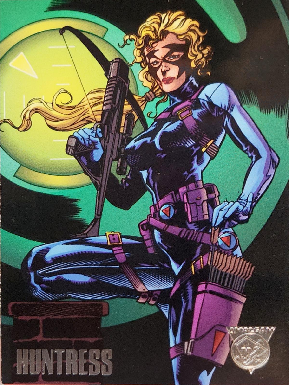 Huntress #5 Marvel 1996 Fleer Amalgam