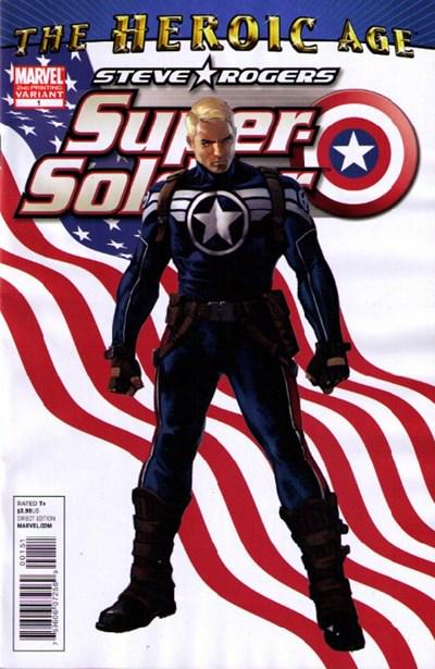 Steve Rogers: Super-Soldier [2nd Print Djurdjević] #1 (2010) Comic Books Steve Rogers: Super-Soldier