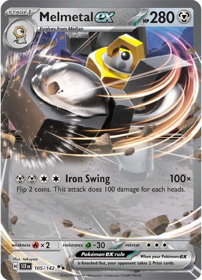 Melmetal ex #105 Pokemon Stellar Crown