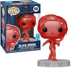 Black Widow [Red] #50 Funko POP Art Series Prices