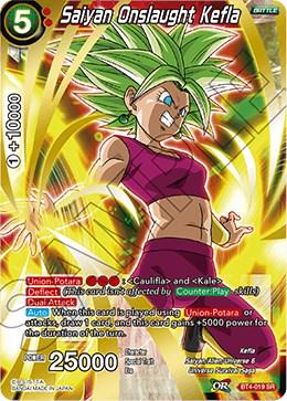 Saiyan Onslaught Kefla BT4-019 Dragon Ball Super Colossal Warfare