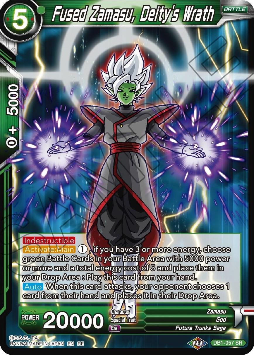 Fused Zamasu, Deity's Wrath [Foil] DB1-057 Dragon Ball Super Mythic Booster