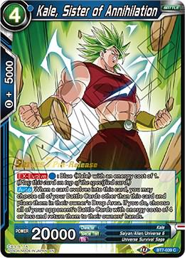 Kale, Sister of Annihilation BT7-039_PR Dragon Ball Super Series 7 Pre-Release Promos