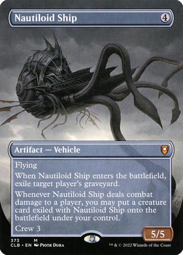 Nautiloid Ship #373 Magic Commander Legends: Battle for Baldur's Gate