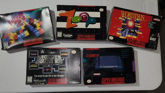 Super Nintendo Game Lot photo