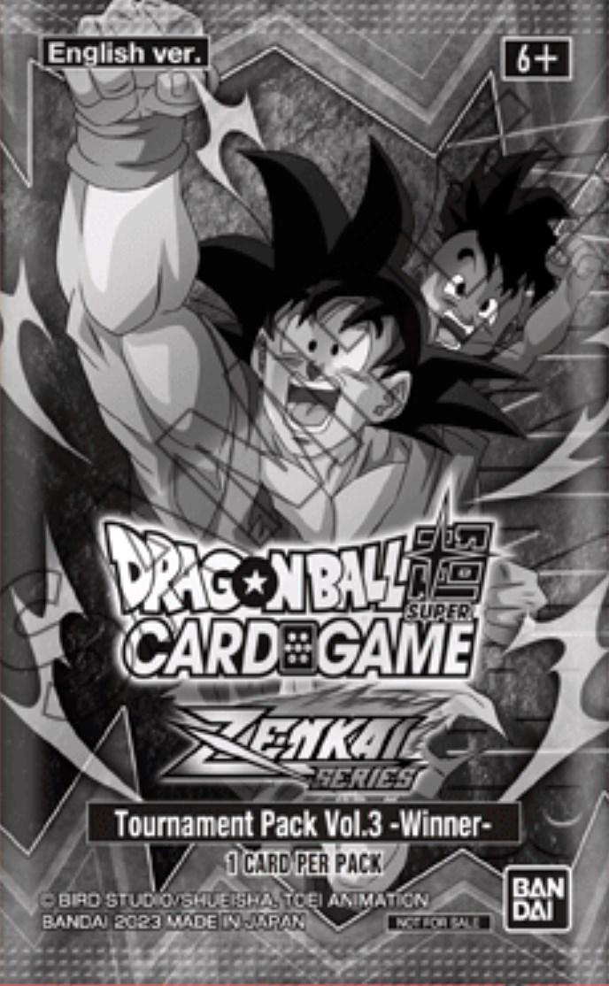 Zenkai Series Tournament Pack Vol.3 [Winner]  Dragon Ball Super Divine Multiverse Release Promos