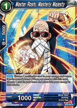 Master Roshi, Masterly Majesty BT8-032_PR Dragon Ball Super Malicious Machinations: Pre-Release Promos