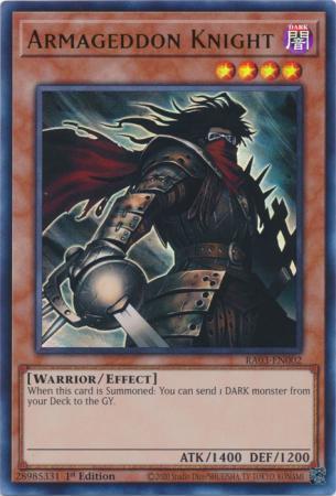 Armageddon Knight [Ultra Rare] RA03-EN002 YuGiOh Quarter Century Bonanza