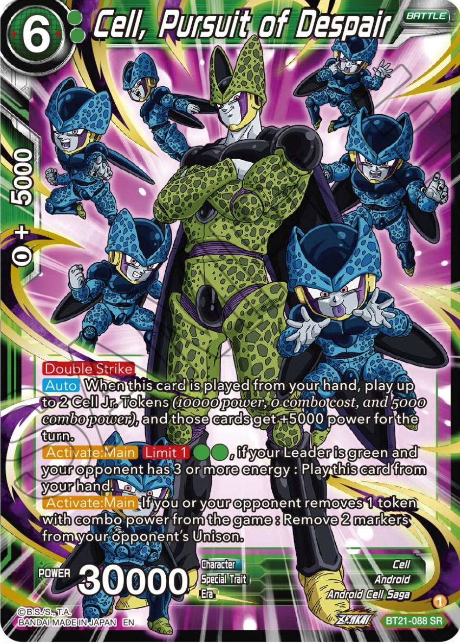 Cell, Pursuit of Despair BT21-088 Dragon Ball Super Wild Resurgence