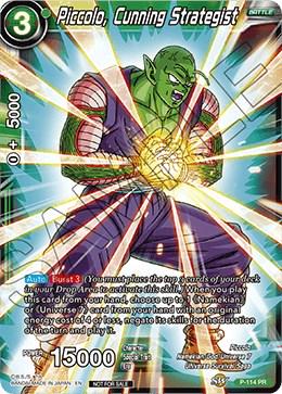 Piccolo, Cunning Strategist [Power Booster Foil] P-114 Dragon Ball Fusion World Promos