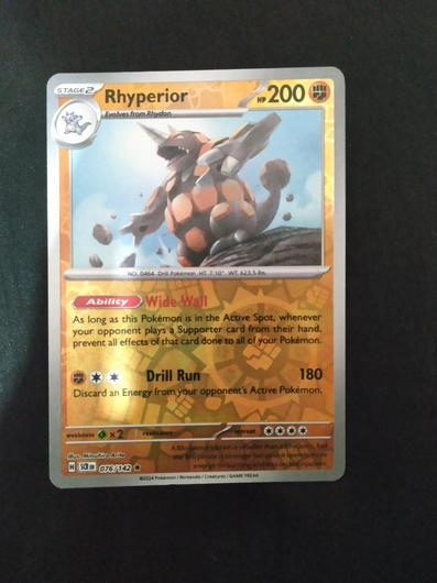 Rhyperior [Reverse Holo] #76 photo