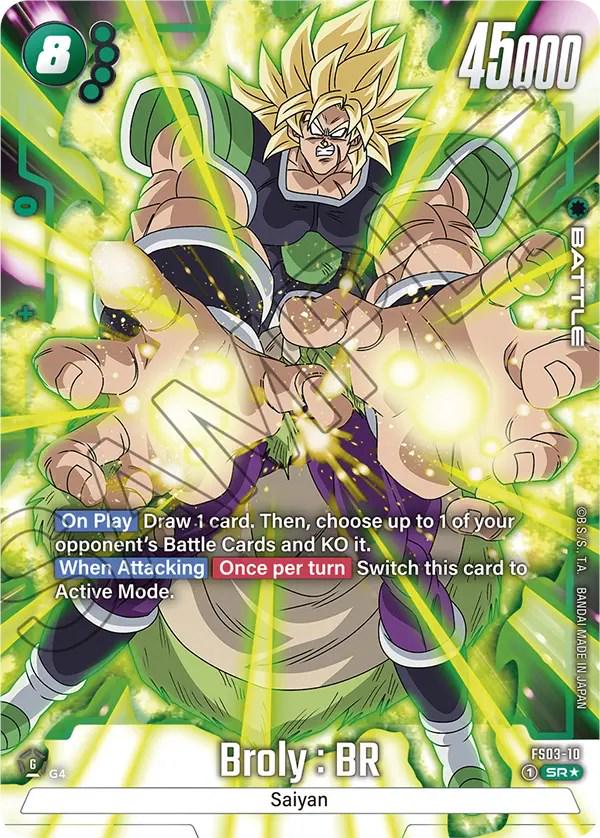 Broly : BR [Bonus Pack Alternate Art Holo] FS03-10 Dragon Ball Fusion World Starter Deck: Broly