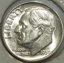 1950 [DOUBLE DIE PROOF FS-801] Coins Roosevelt Dime Prices