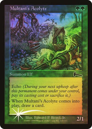 Multani's Acolyte [Foil] #108 Magic Urzas Legacy