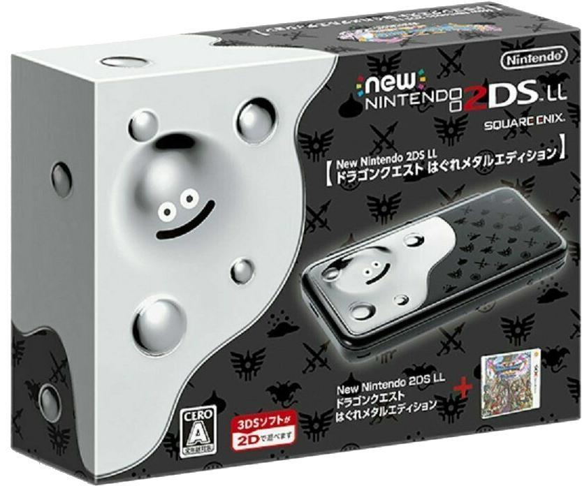 New Nintendo 2DS LL Dragon Quest Liquid Metal Slime Edition JP Nintendo 3DS