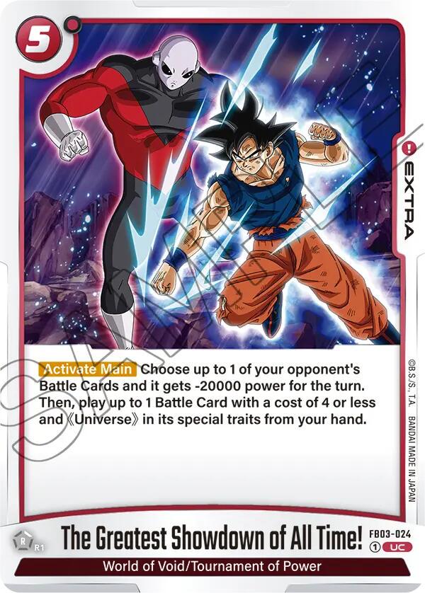 The Greatest Showdown of All Time! FB03-024 Dragon Ball Fusion World Raging Roar