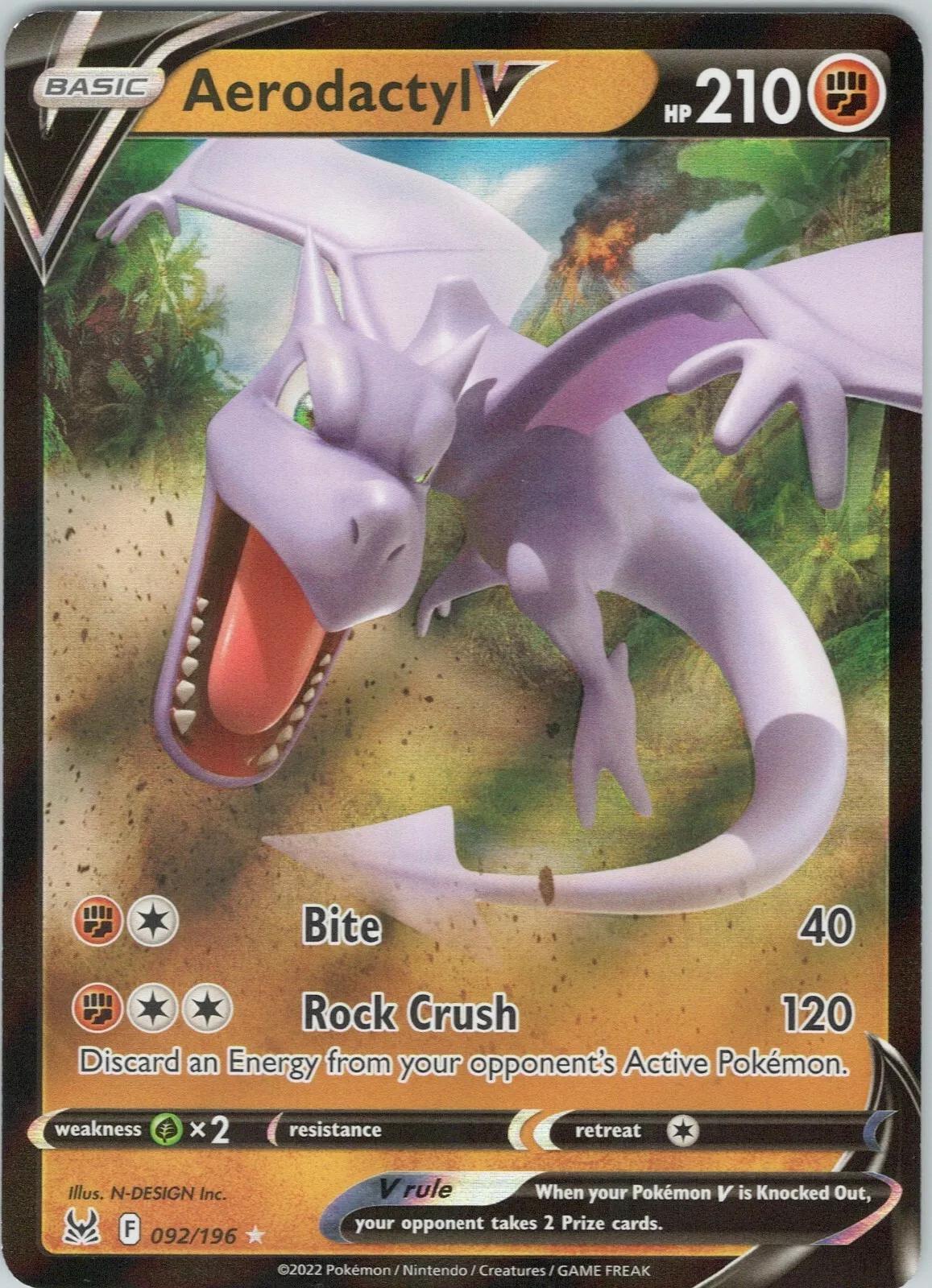 Aerodactyl V #92 Pokemon Lost Origin