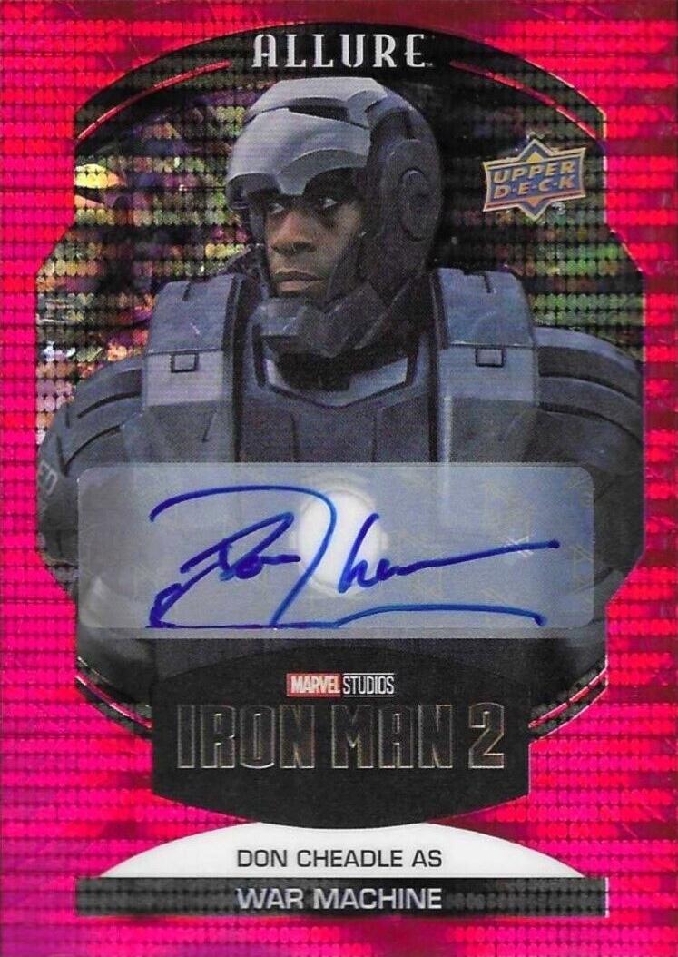 Don Cheadle as War Machine [Red Auto] #3 Marvel 2022 Allure