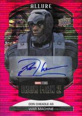 Don Cheadle as War Machine [Red Auto] #3 Marvel 2022 Allure Prices