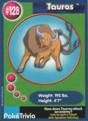 Tauros #128 Pokemon Burger King Prices