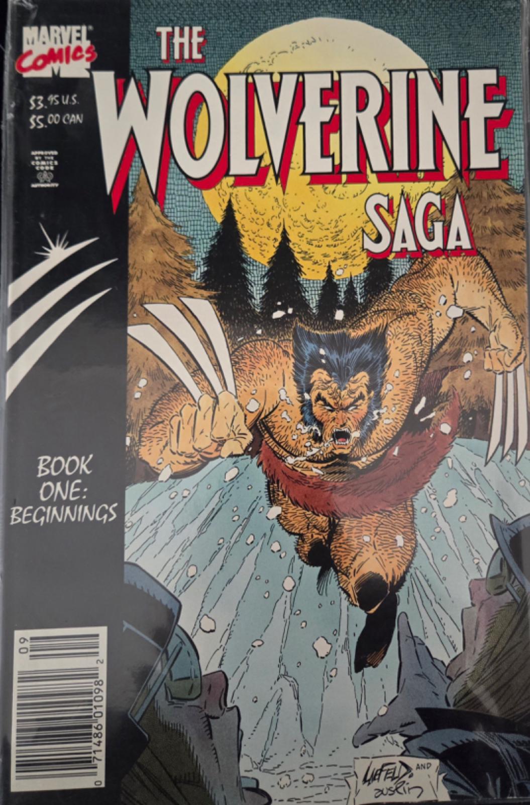 Wolverine Saga: Beginnings #1 (1989) Comic Books Wolverine Saga