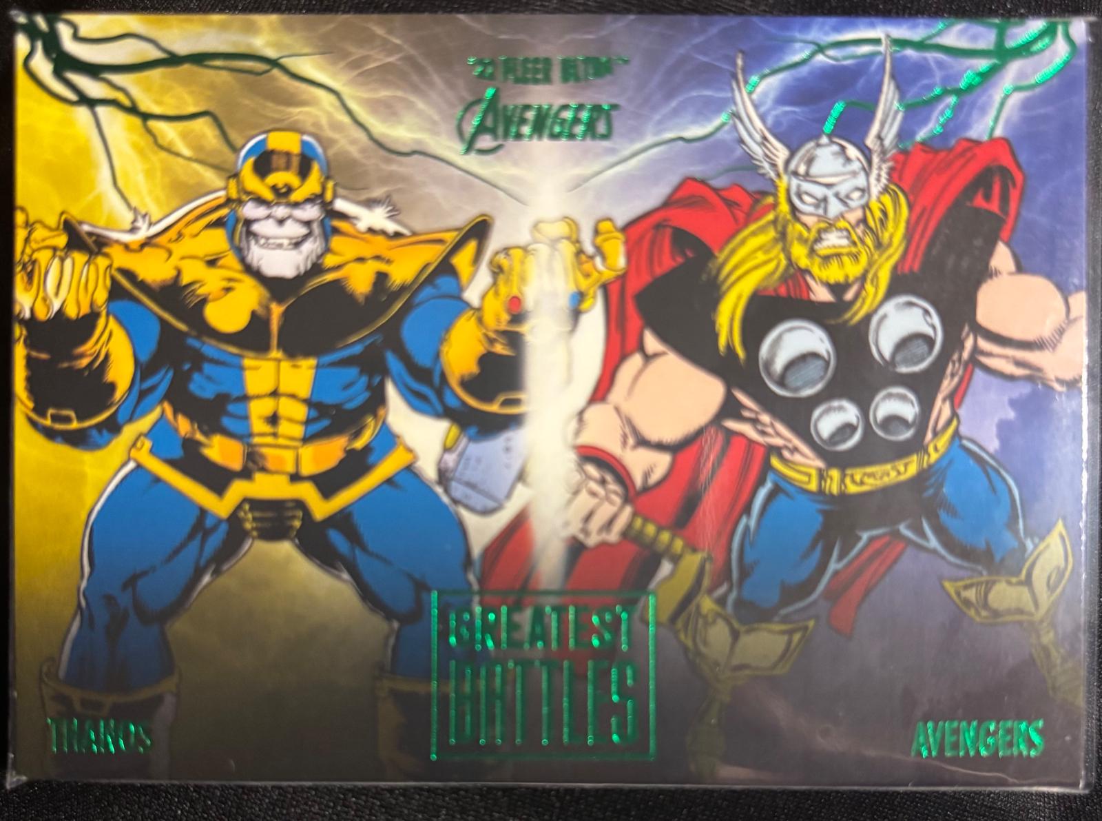 Thanos Vs. The Avengers #EB-11 Marvel 2022 Ultra Avengers Greatest Battles