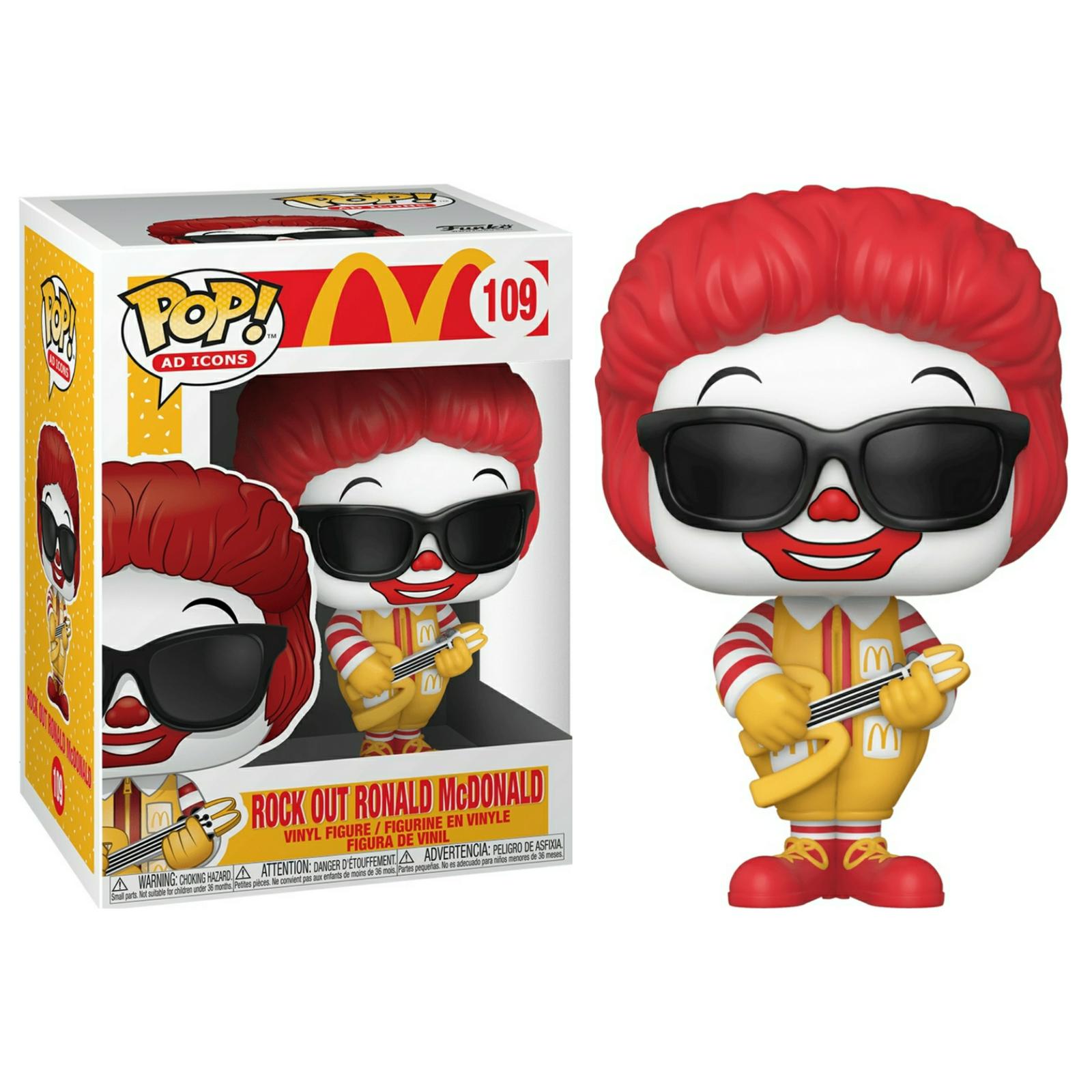 Rock Out Ronald McDonald #109 Funko POP Ad Icons