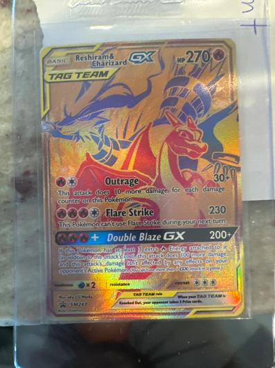 Reshiram & Charizard GX #SM247 photo