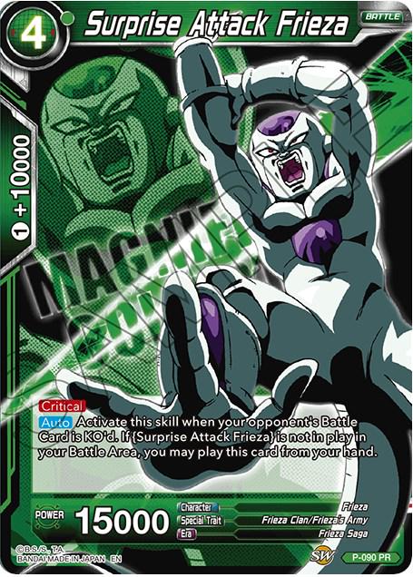 Surprise Attack Frieza P-090 Dragon Ball Super Magnificent Collection Forsaken Warrior