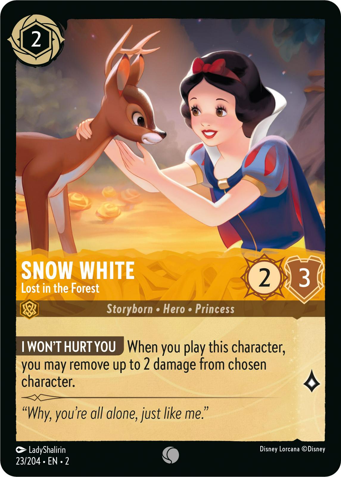 Snow White - Lost in the Forest [Foil] #23 Lorcana Rise of the Floodborn