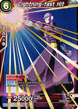 Lightning-fast Hit BT1-011 Dragon Ball Super Galactic Battle