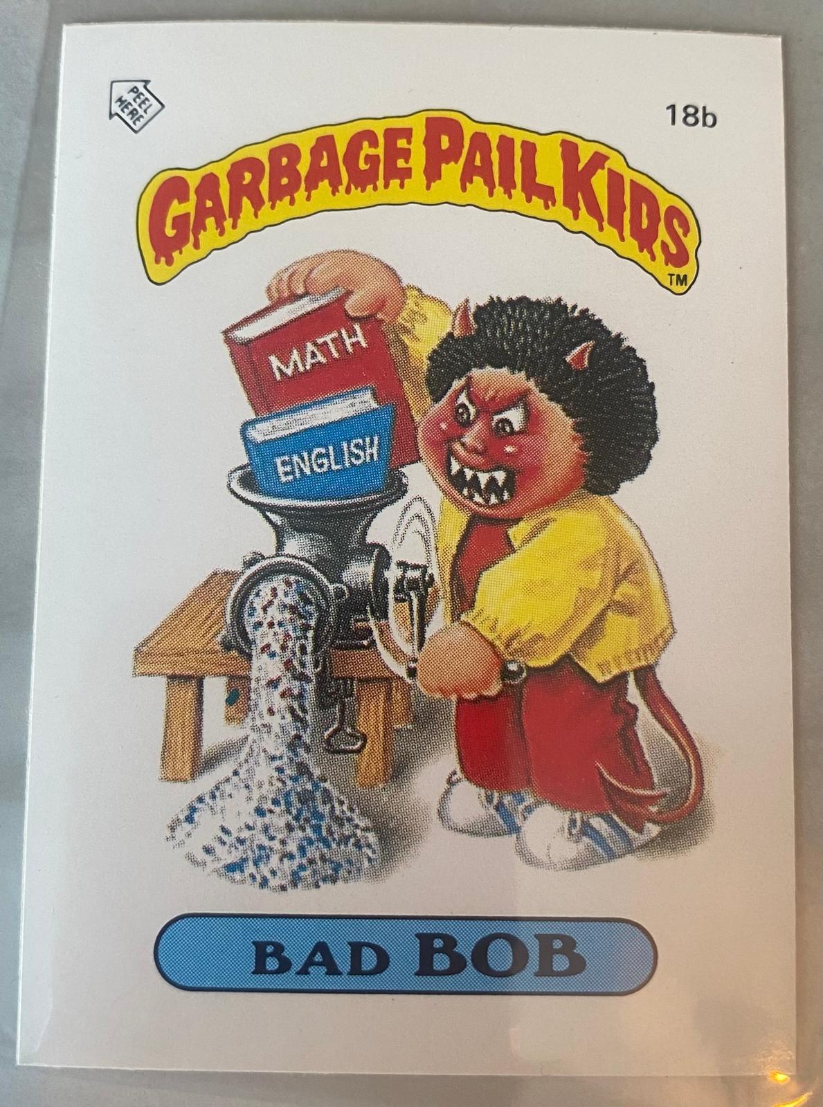 Bad Bob #18B Garbage Pail Kids 1985 Mini