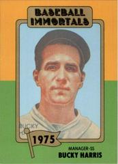 Bucky Harris #148 Baseball Cards 1980 Baseball Immortals Prices