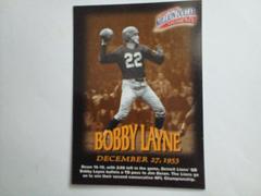 Bobby Layne #35 Football Cards 1997 Fleer Million Dollar Moments Prices